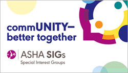 ASHA Special Interest Groups logo