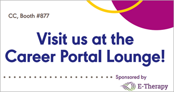 Career Portal Lounge sponsored by E-Therapy